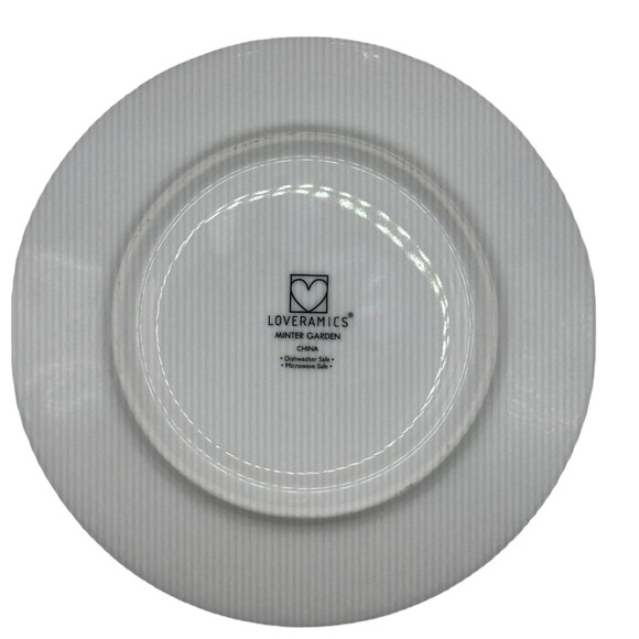 (4) FOUR Piece LOVERAMICS MINTER GARDEN Tea Cup Saucer Set Pattern Lynn's China - Picture 13 of 14